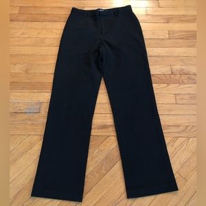 Wide leg black pants size 8, Y2K / 90s